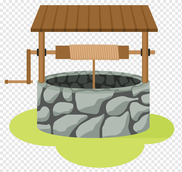 Колодец раскраска для детей