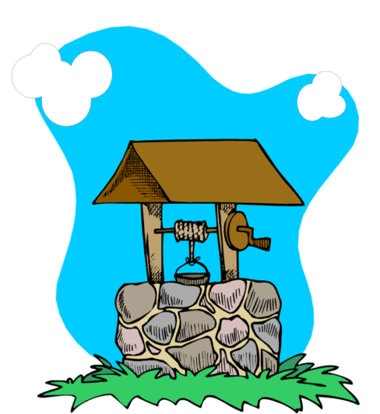 Колодец карандашом