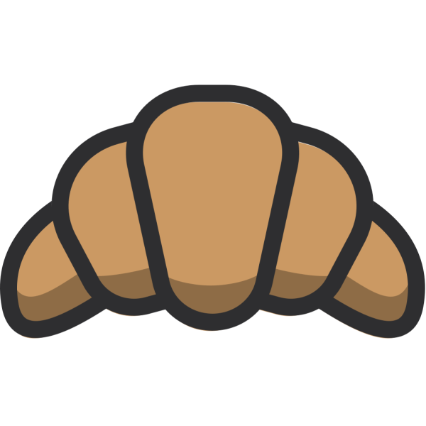 Круассан стикер