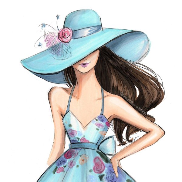 Holly Nichols Fashion иллюстрации