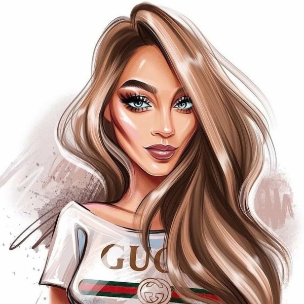 Красивые мультяшные девочки