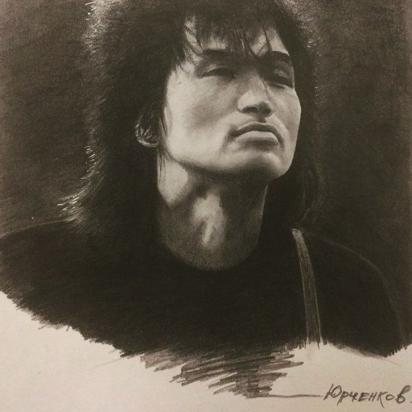 Виктор Цой скетч