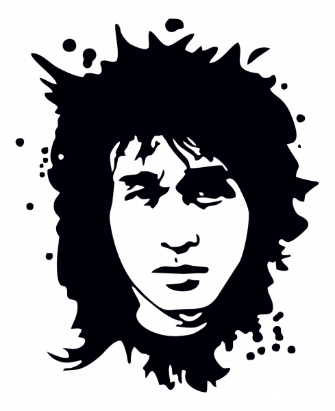 Виктор Цой гравюра