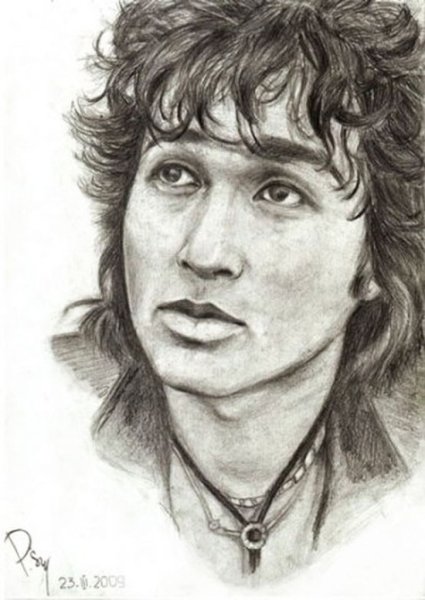 Виктор Цой портрет