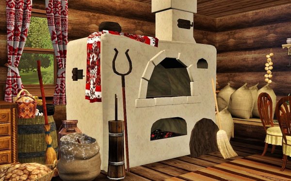 Печь раскраска