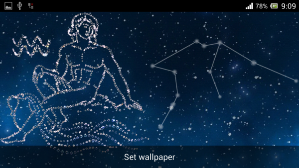 Изображение созвездия Водолей