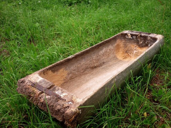 Корыто деревянное старинное