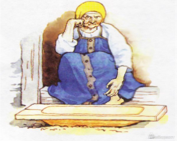 Сказка о рыбаке и рыбке у разбитого корыта