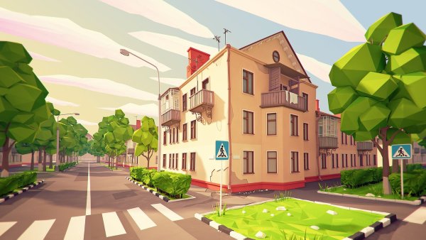 Город рисунок карандашом