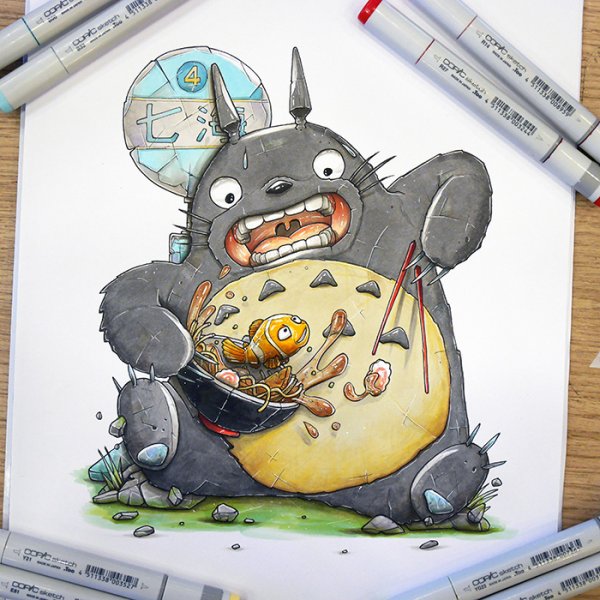 Тоторо смешной