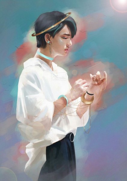 Kpop Stray Kids скетч Феликс