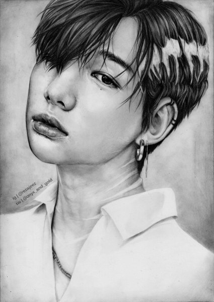 Хван Хёнджин рисунки