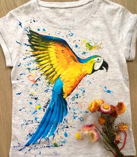 Рисование на футболках