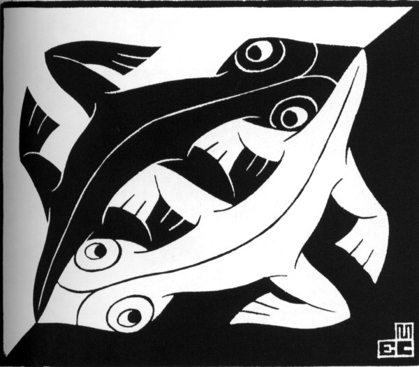 Эшер картины антисимметрия