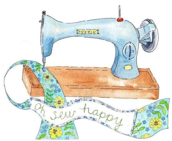 Швейная машина нарисовать
