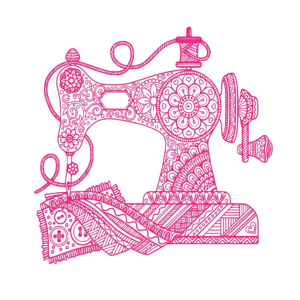 Швейная машинка без фона