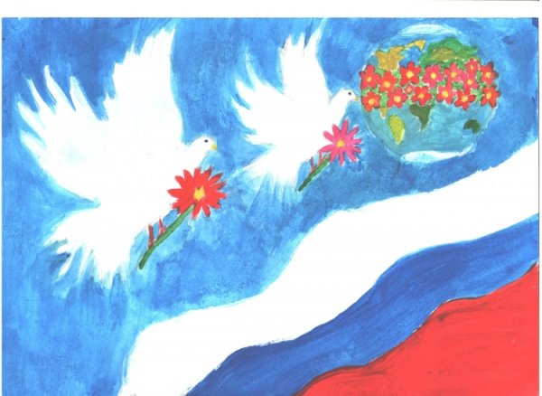 Детские патриотические рисунки