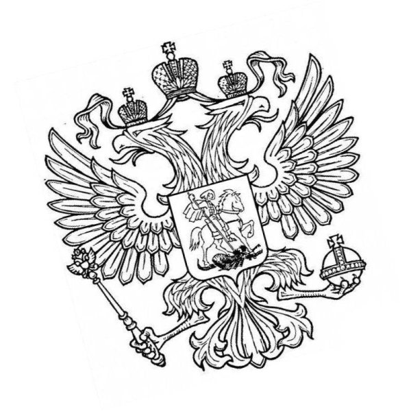 Разукрашки герб России