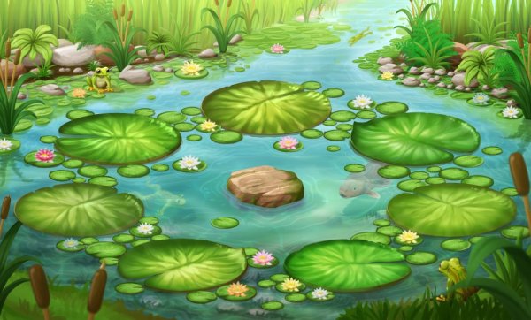 Сказочный лес болото