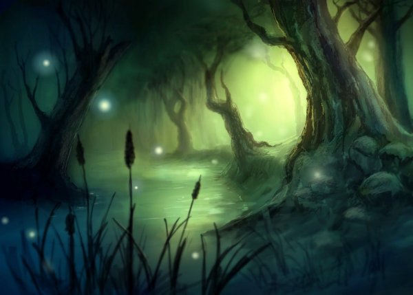 Иллюстрация Векторная болото