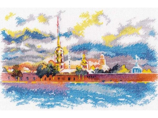 Очертания Петропавловской крепости