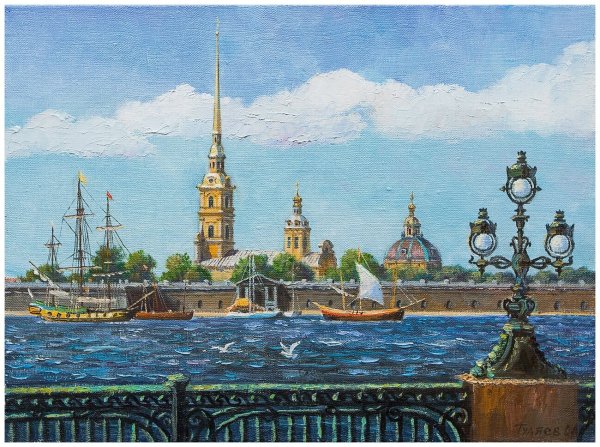 Петропавловская крепость в Санкт-Петербурге иллюстрации