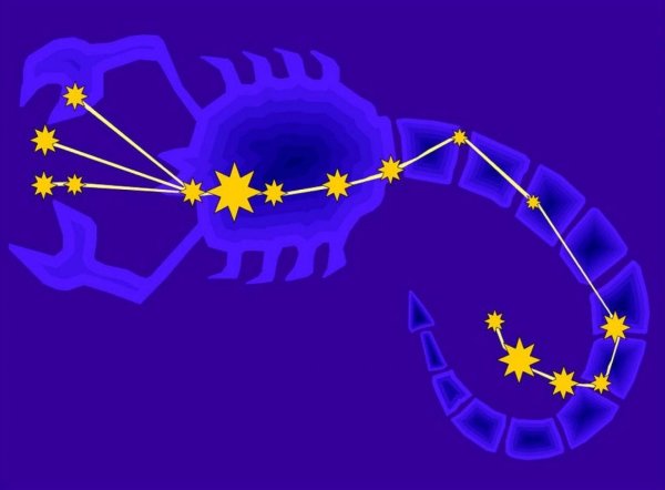 Антарес звезда в созвездии скорпиона