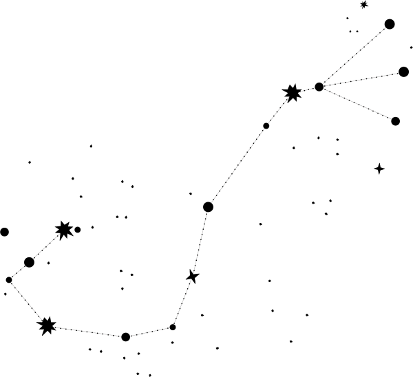 Скорпион Созвездие схема