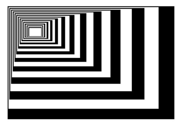 ОП-арт черно белый