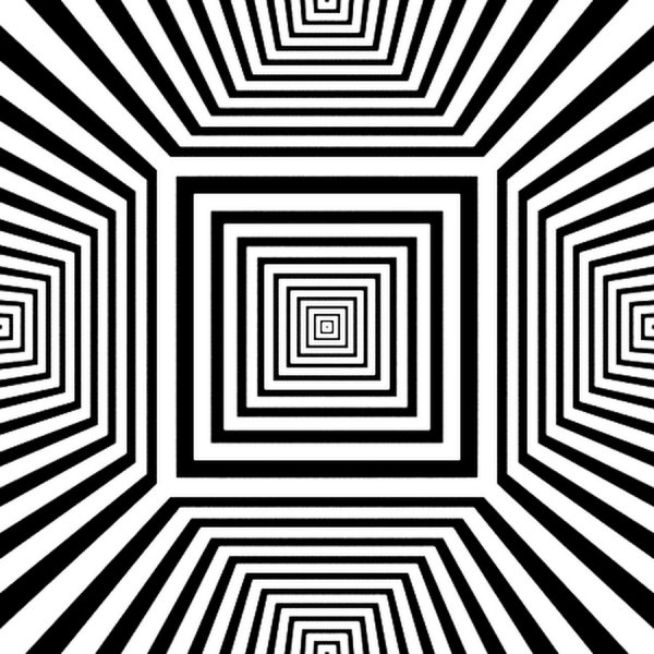 Оптическая иллюзия квадрат