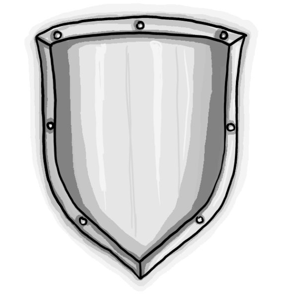 Железный щит для герба