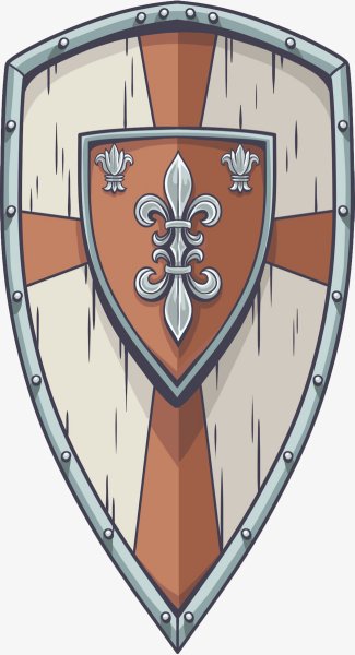 Рыцарский щит детский