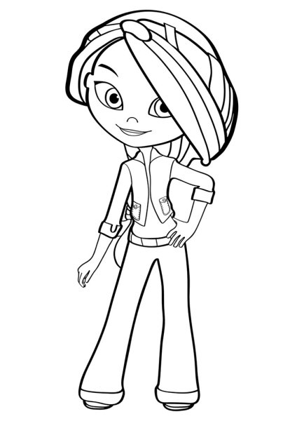 Раскраска сказочный патруль Аленка Снежка Маша и Варя