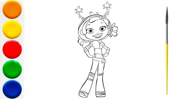 Раскраска сказочный патруль Варя