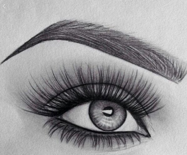 Брови рисунок