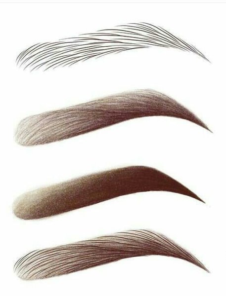 Нарисованные брови