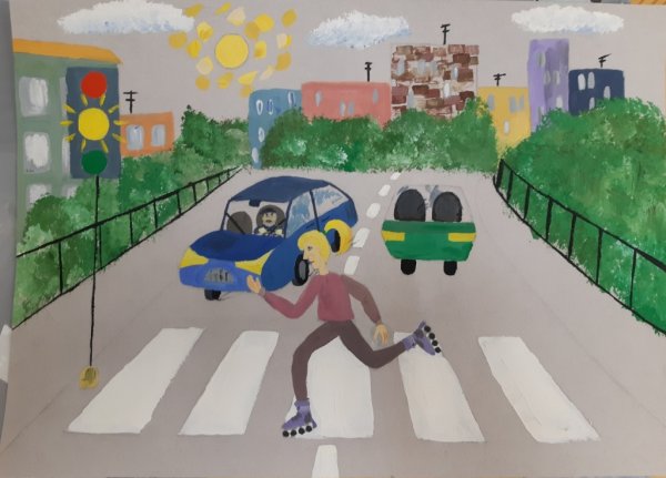 Рисунки дорожного движения