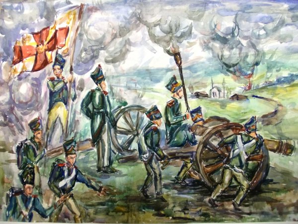 Стихотворение Михаила Юрьевича Лермонтова Бородино