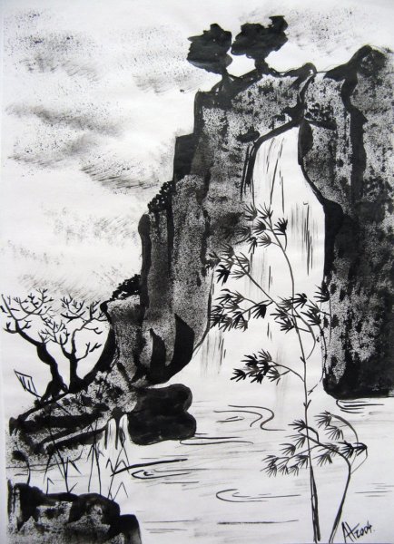 Графика тушью