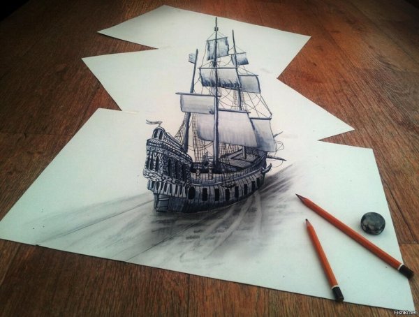 Корабль набросок