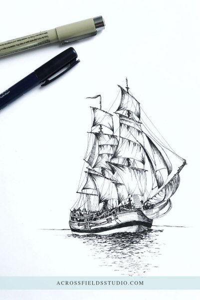 Пассажирский корабль раскраска