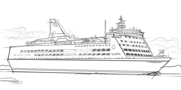 Корабль стилизация