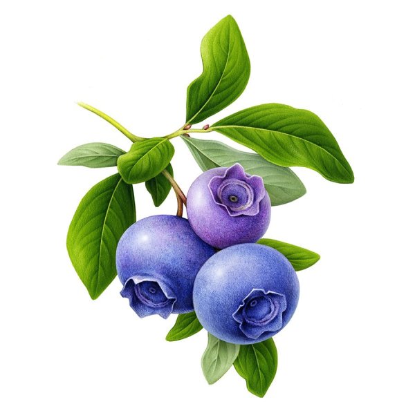 Голубика ягода вектор