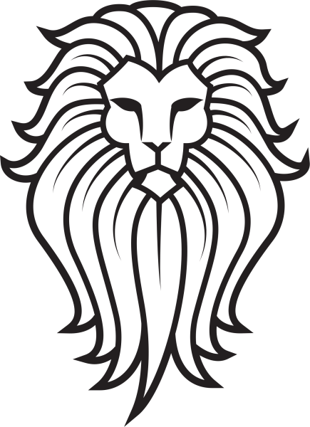 Стилизованная морда Льва