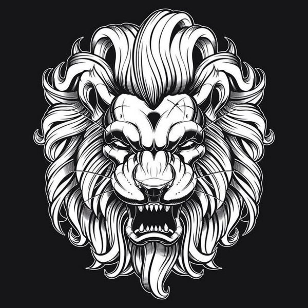 Стилизованная голова Льва