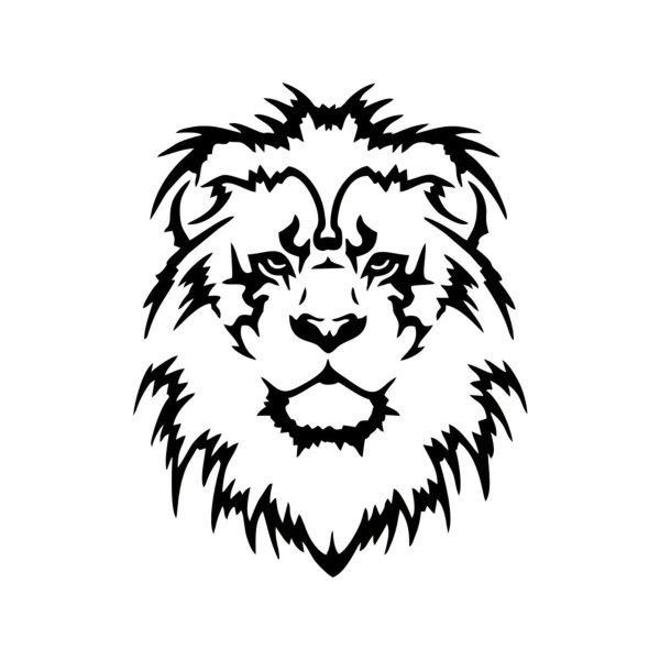 Лев тату эскиз