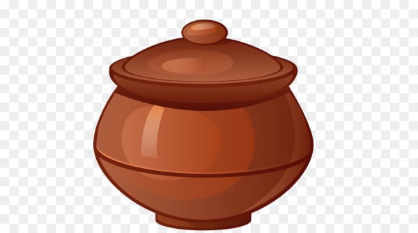 Цветок в горшке для детей