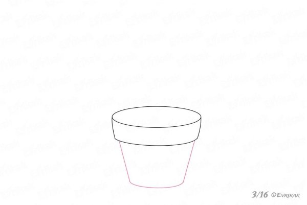 Горшочек рисунок