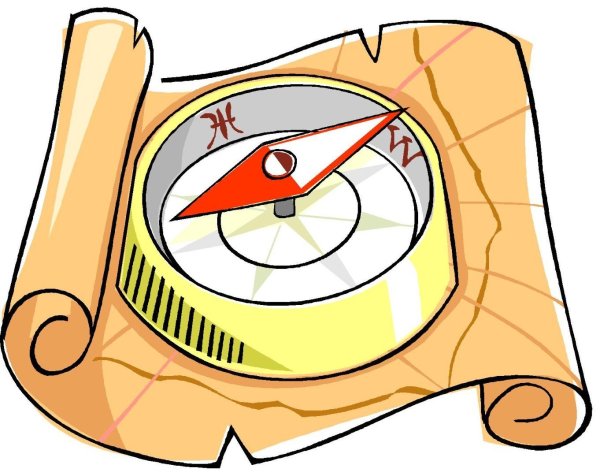 Компас мультяшный