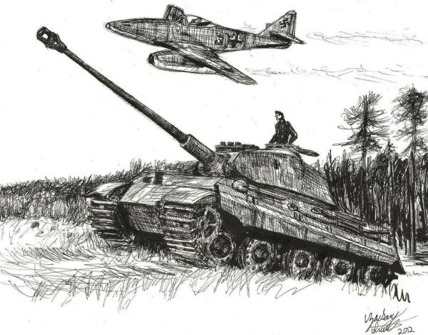 Война рисунок карандашом